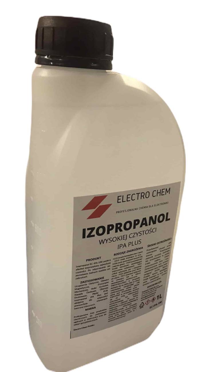 Izopropanol IPA PLUS Najwyższej Czystości 100% - Electro Chem - 1L