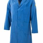 Fartuch ESD Standard, Antystatyczny Niebieski - Static Wear